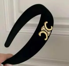 新品同様　CELINE セリーヌ　カチューシャ　ブラック　黒 楽天市場】セリーヌ オールドセリーヌ グログラン マカダム