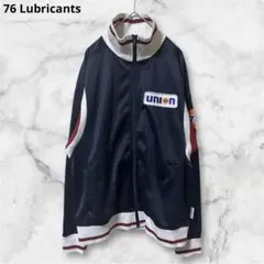 76 Lubricants トラックジャケット　ジャージ　ネイビー　Mサイズ