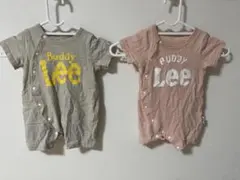 Lee 2セット　半袖　ロンパース　50〜60.60〜70