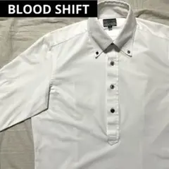 ●ブラッドシフト●ボタンダウンシャツ 46 白 ゴルフ ホワイト