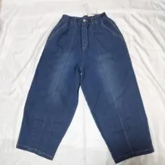 新品未使用タグ付き‼️ バルーン ブルー デニム