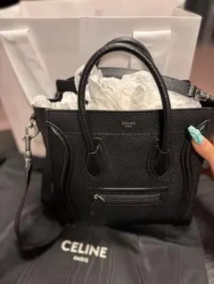 CELINE ラゲージ ナノ ブラックのサムネイル