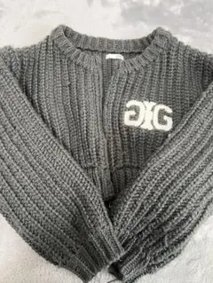 EXG クロップドセーター グレー F