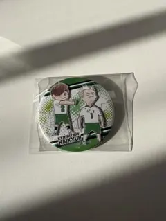 青根高伸・二口堅治缶バッチ