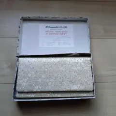 ゴールド 花柄 和装用バッグ