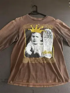 【STUSSY】00s'vintage クラウンキッズフォト　ロンTシャツ
