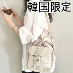 ホワイトサンド＊ショルダーバック＊韓国限定＊ノースフェイス＊未使用