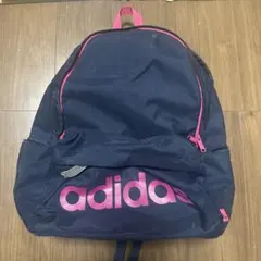 adidas ネイビー ピンク リュックサック