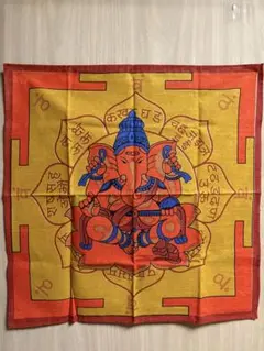 ガネーシャデザイン コットン製インテリア