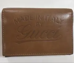 GUCCI グッチ 名刺入れ／カードケース ブラウン
