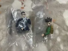 HUNTER×HUNTER HG フィギュア ゴン レオリオ 2体セット ガチャ