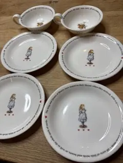 アリス　食器　6点セットのサムネイル