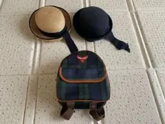 大勝院幼稚園　園指定リュック　夏用・冬用　帽子セット