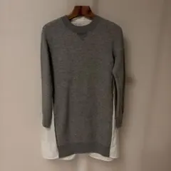 新品未使用　SACAI ワンピース　スウェットのサムネイル