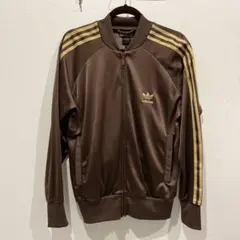 adidas ブラウン ジャージ Lサイズ