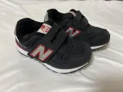 New Balance 313 キッズシューズ ブラック/レッド　14.5センチ