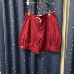 marble かぼちゃパンツ　えんじ　美品