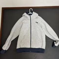 The North Face フルジップパーカー グレー/ネイビー