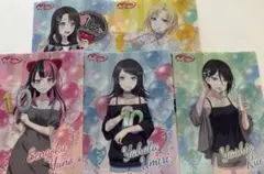 バンドリ　10周年　クリアファイル ファミマ　非売品　５枚セット