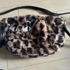 アナスイ・もこもこ ネコ 斜め掛けバッグ・ポシェット（猫ネコ