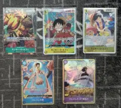 ワンピースカード　 ルフィセット