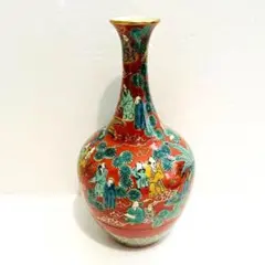九谷　木米風　水柱　赤絵 木米風 - 九谷満月