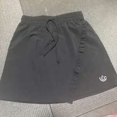 adidas アディダスオリジナルス　ミニスカート ブラック　S