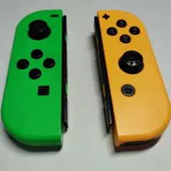 Nintendo Switch コントローラー グリーンとオレンジ