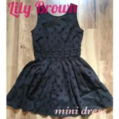 美品✨Lily Brown ミニドレス 結婚式 二次会 パーティー