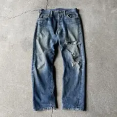 90s Levi's 501XX バレンシア工場製 1955モデル W31 襤褸のサムネイル