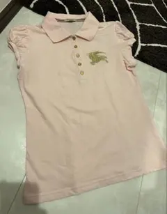 BURBERRY ロンドン　ピンク 半袖ポロシャツ L