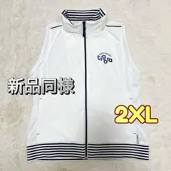 極美品♡TIGORA♡ティゴラ♡ベスト♡ホワイト2XL