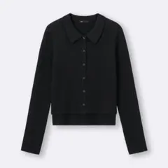 2ピースリブニットポロシャツ