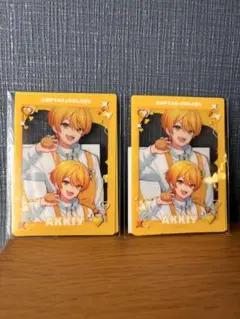 AMPTAKxCOLORS あっきークリアカード 2枚セット