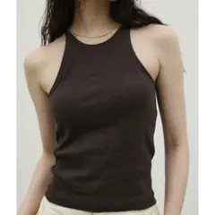 【新品】STYLEMIXER カップ付きアメスリタンクトップ /ブラウン/Mのサムネイル
