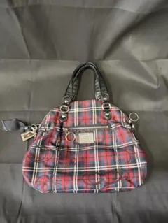 COACH Poppy 2way ショルダーバッグ チェック柄 - メルカリ