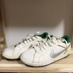 NIKE スニーカー ホワイト グリーン 27cm レトロ