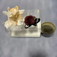 コサージュとブローチセット(^^)