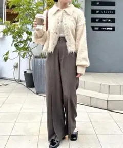 【未使用タグ付き】Kastane プリーツスラックス