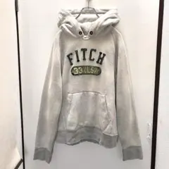 Abercrombie&Fitch　アバクロ　厚手パーカー　ダメージ加工　y2k