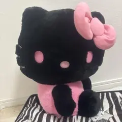 キティ ヒョウ柄リボン付きBIGぬいぐるみ - メルカリ