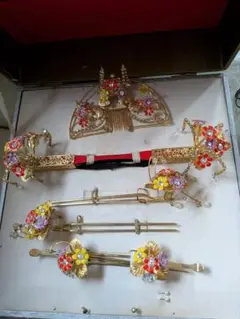 中古花嫁用かんざし お色直しセット② お安くどうぞ◎