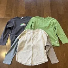 キッズ 長袖カットソー 3枚セット