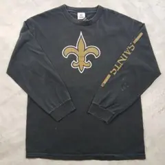 の*ま様 NFL SAINTS フルール・ド・リス ロゴ ロンT長袖シャツブラッのサムネイル