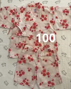 ミキハウス甚平セパレートタイプ 花柄のサムネイル