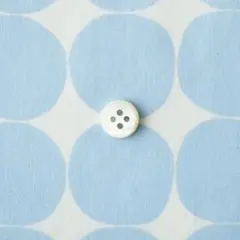 【c&s】2.4m コットンブロードプリント　サックス