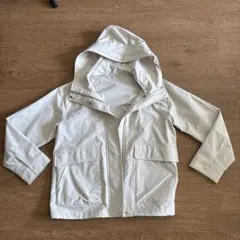 GU マウンテンパーカー L アイボリー フード付き 春アウター