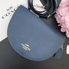 15【新品】COACH コーチ★ショルダー バッグ ダークグリーン