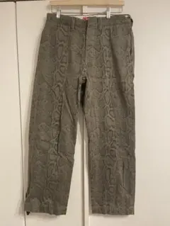 Supreme Snake Print Chino Pant "Olive"