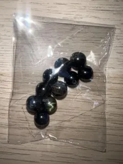 ホークスアイ　0.5mm ビーズ　鷹目石　パワーストーン　10粒